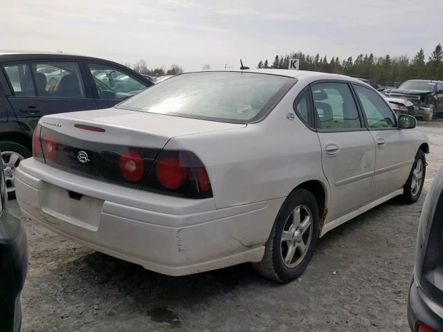 2G1WH55K059357646 - 2005 CHEVROLET IMPALA LS WHITE photo 4