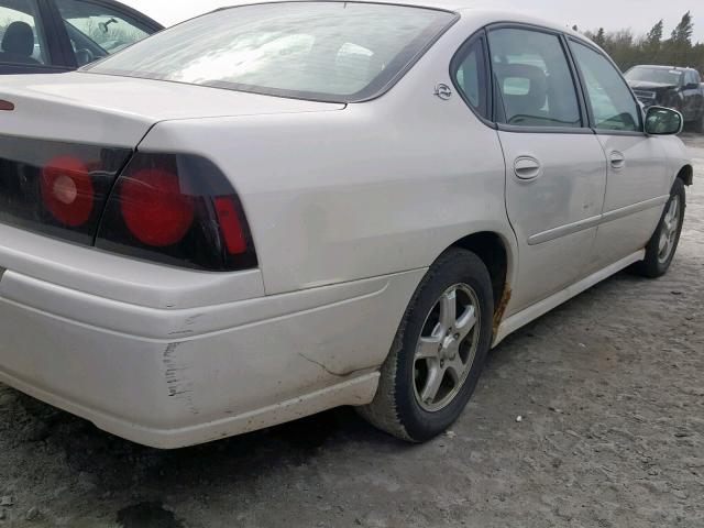 2G1WH55K059357646 - 2005 CHEVROLET IMPALA LS WHITE photo 9