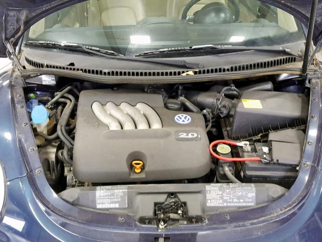 3VWCA21C1YM452575 - 2000 VOLKSWAGEN NEW BEETLE ლურჯი ფოტო 7