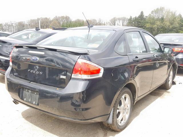 1FAHP36N09W140682 - 2009 FORD FOCUS SES BLACK photo 4