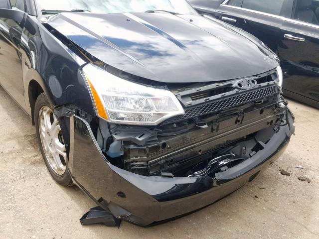 1FAHP36N09W140682 - 2009 FORD FOCUS SES BLACK photo 9