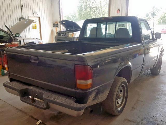 1FTCR10A0PUB68287 - 1993 FORD RANGER BLACK photo 4