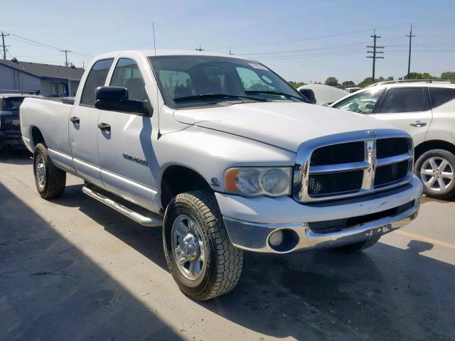 3D7KU28C04G104776 - 2004 DODGE RAM 2500 S WHITE photo 1