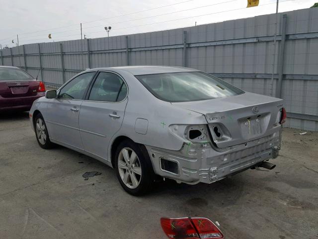 JTHBA30G465167900 - 2006 LEXUS ES 330 SILVER photo 3