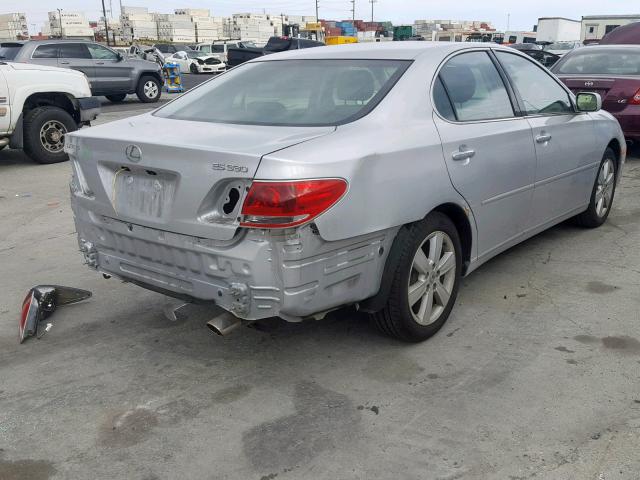 JTHBA30G465167900 - 2006 LEXUS ES 330 SILVER photo 4