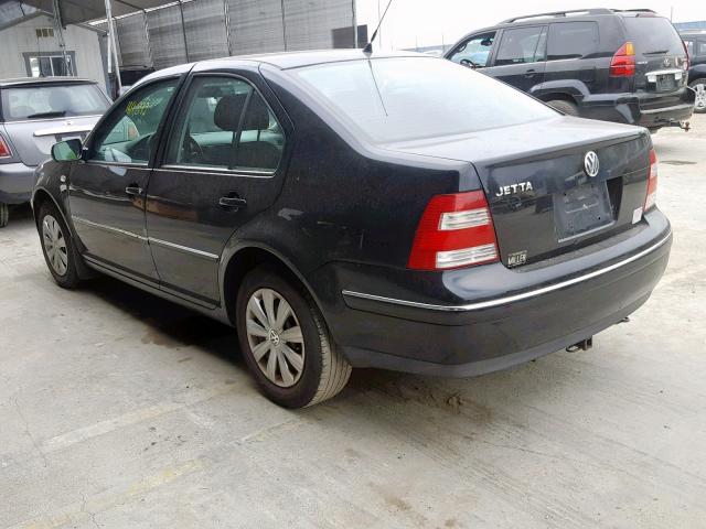 3VWRK69M84M002671 - 2004 VOLKSWAGEN JETTA GL BLACK photo 3