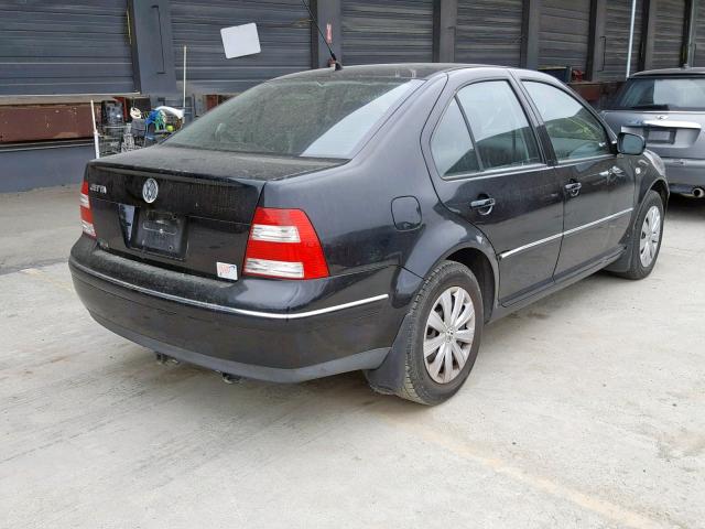 3VWRK69M84M002671 - 2004 VOLKSWAGEN JETTA GL BLACK photo 4