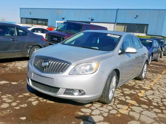 1G4PT5SV5E4125731 - 2014 BUICK VERANO PRE SILVER photo 2