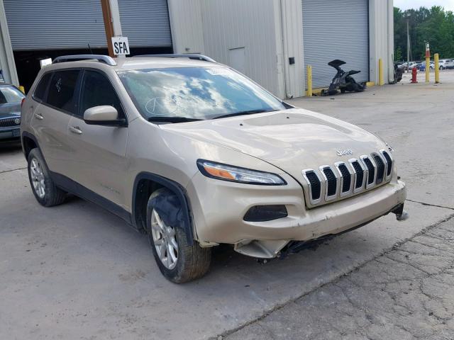 1C4PJLCB9FW730750 - 2015 JEEP CHEROKEE L TAN photo 1