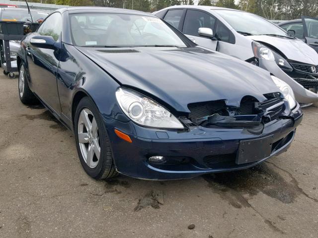 WDBWK54F66F108059 - 2006 MERCEDES-BENZ SLK 280 BLUE photo 1