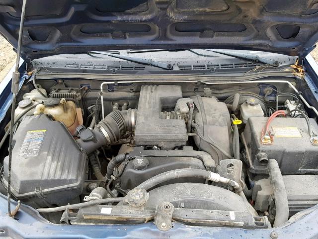 1GTDT196X58205419 - 2005 GMC CANYON BLUE photo 7