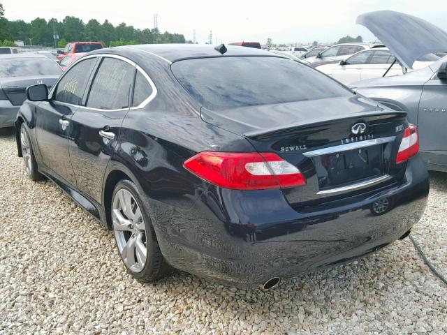 JN1BY1AP1BM324771 - 2011 INFINITI M37 BLACK photo 3