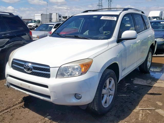 JTMBD31V075096167 - 2007 TOYOTA RAV4 LIMIT WHITE photo 2