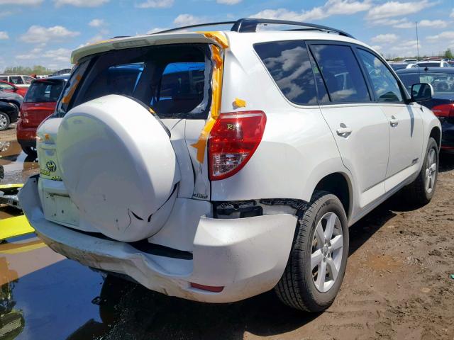 JTMBD31V075096167 - 2007 TOYOTA RAV4 LIMIT WHITE photo 4