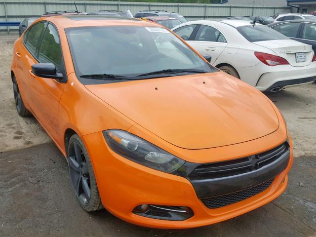 1C3CDFBBXED826524 - 2014 DODGE DART SXT ORANGE photo 1