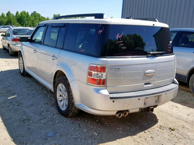 2FMGK5BCXCBD18218 - 2012 FORD FLEX SE SILVER photo 3