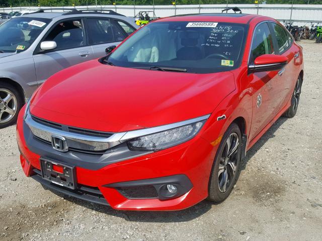 2HGFC1F99GH651471 - 2016 HONDA CIVIC TOUR RED photo 2