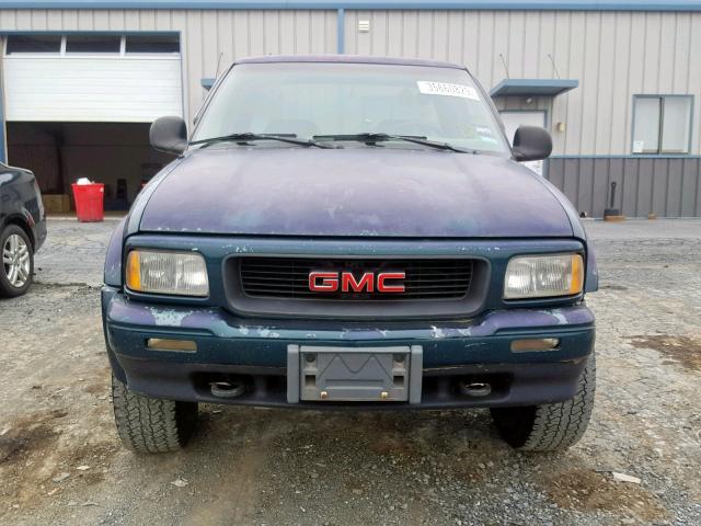 1GTCT19W4V8509289 - 1997 GMC SONOMA GREEN photo 9