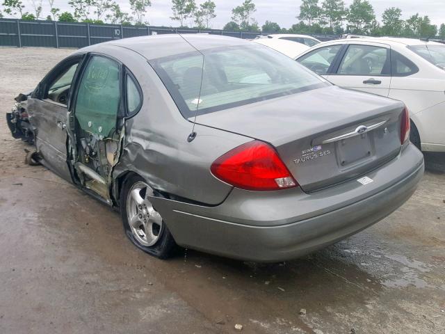 1FAFP55UX3A215128 - 2003 FORD TAURUS SES GRAY photo 3