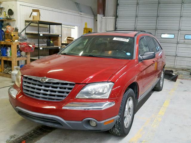 2C8GM68495R669943 - 2005 CHRYSLER PACIFICA T RED photo 2