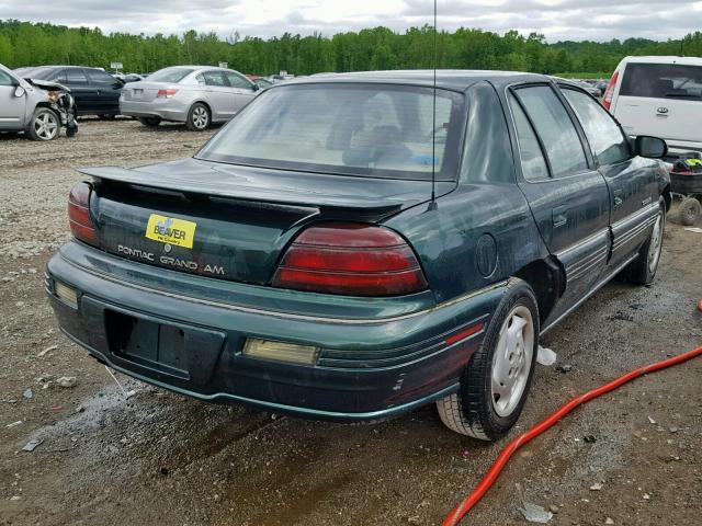 1G2NE55M7SC745043 - 1995 PONTIAC GRAND AM S GREEN photo 4