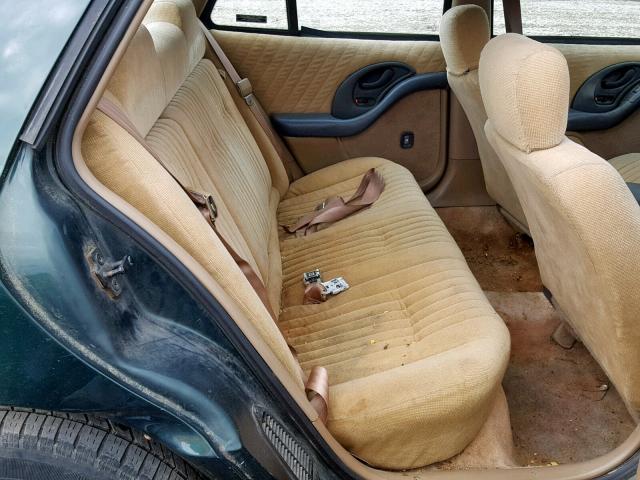 1G2NE55M7SC745043 - 1995 PONTIAC GRAND AM S GREEN photo 6
