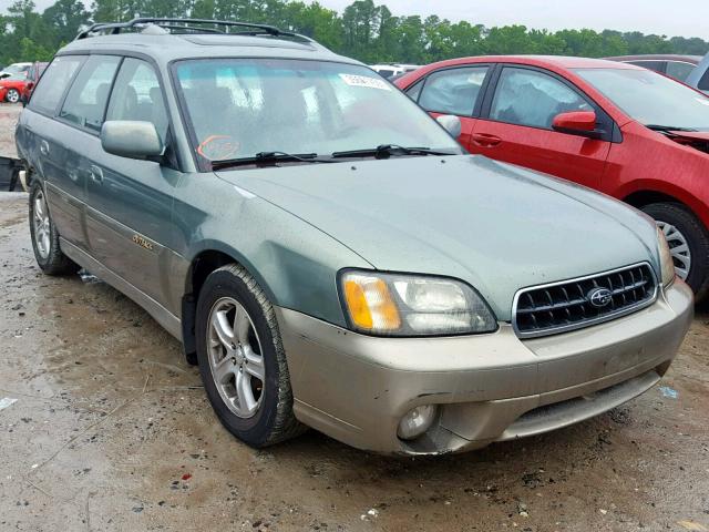 4S3BH806637657935 - 2003 SUBARU LEGACY OUT GREEN photo 1