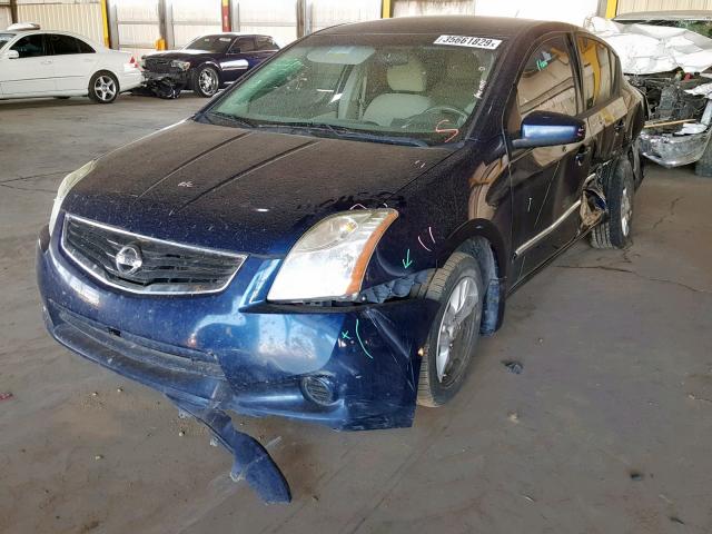 3N1AB6AP8CL746929 - 2012 NISSAN SENTRA 2.0 BLUE photo 2