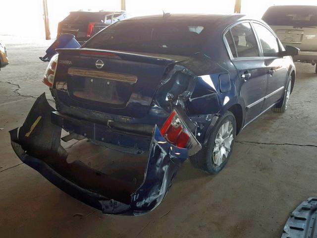 3N1AB6AP8CL746929 - 2012 NISSAN SENTRA 2.0 BLUE photo 4