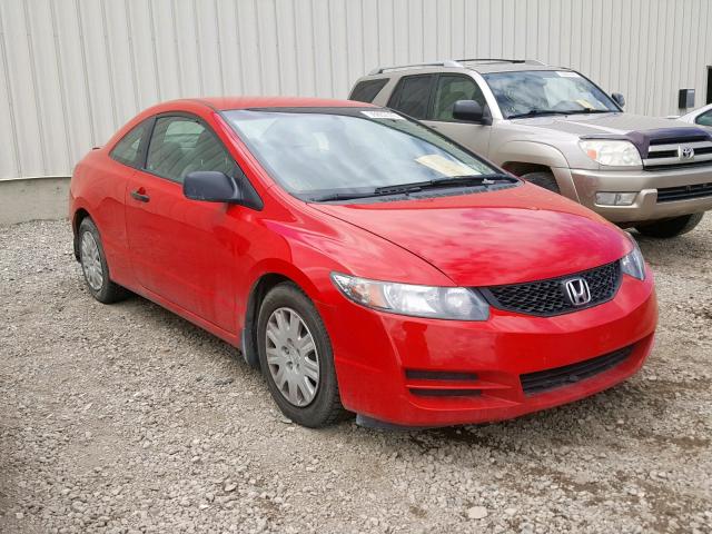 2HGFG12229H007889 - 2009 HONDA CIVIC DX RED photo 1