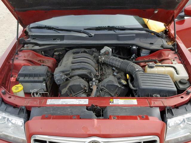 2C3LA43R97H807039 - 2007 CHRYSLER 300 MAROON photo 7