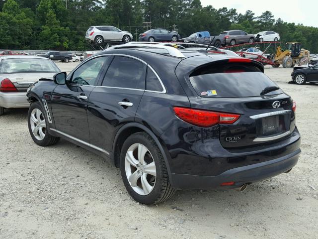 JN8AS1MU1BM710235 - 2011 INFINITI FX35 BLACK photo 3