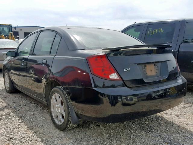 1G8AJ52F94Z162673 - 2004 SATURN ION LEVEL BLACK photo 3