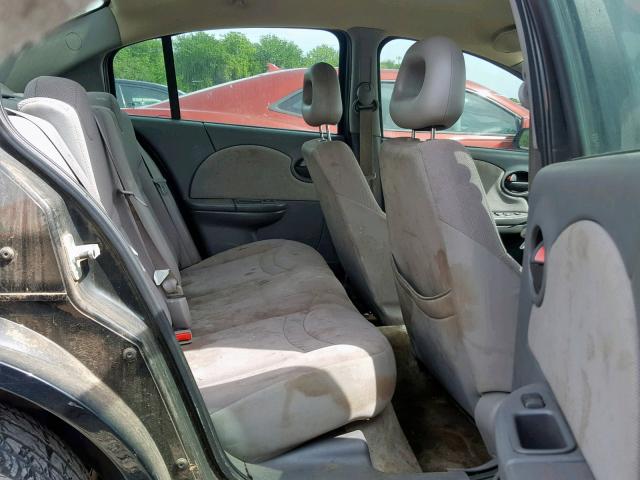 1G8AJ52F94Z162673 - 2004 SATURN ION LEVEL BLACK photo 6