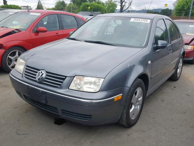 3VWSA69M54M082323 - 2004 VOLKSWAGEN JETTA GLS CHARCOAL photo 2