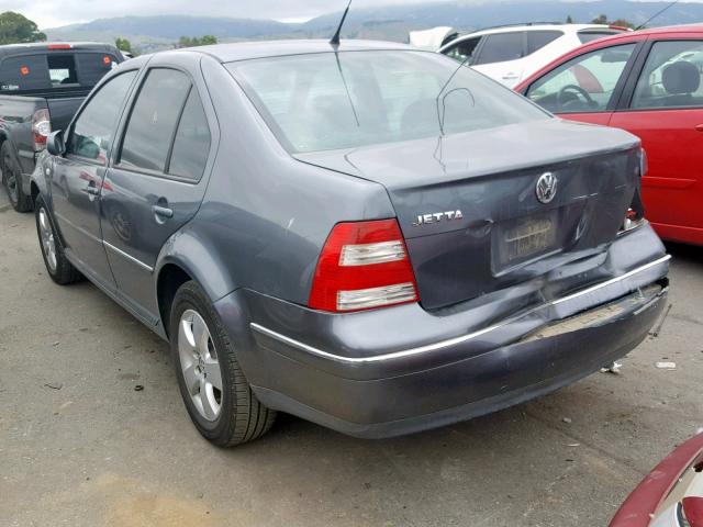 3VWSA69M54M082323 - 2004 VOLKSWAGEN JETTA GLS CHARCOAL photo 3