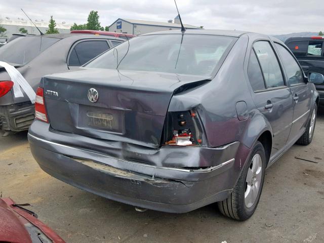 3VWSA69M54M082323 - 2004 VOLKSWAGEN JETTA GLS CHARCOAL photo 4