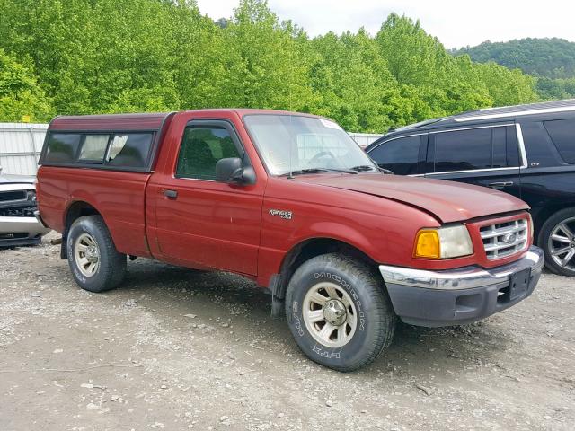 1FTYR10UX2TA58846 - 2002 FORD RANGER RED photo 9