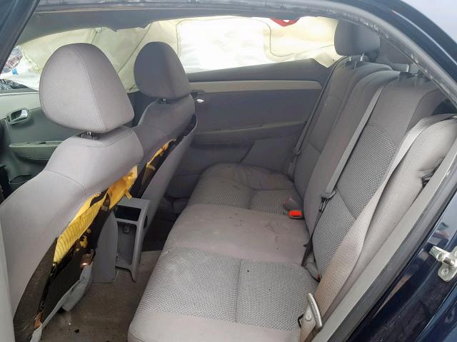 1G1ZC5EB5AF219601 - 2010 CHEVROLET MALIBU 1LT BLUE photo 6