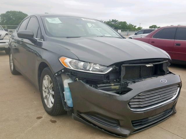 3FA6P0G72GR278844 - 2016 FORD FUSION S CHARCOAL photo 1