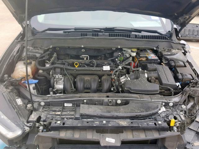 3FA6P0G72GR278844 - 2016 FORD FUSION S CHARCOAL photo 7