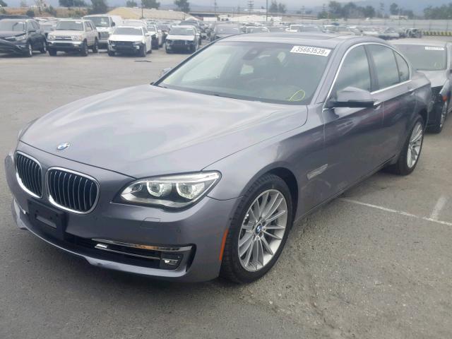 WBAYB6C55DD223508 - 2013 BMW 750 XI CHARCOAL photo 2