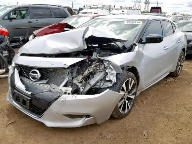 1N4AA6AP5GC424448 - 2016 NISSAN MAXIMA 3.5 SILVER photo 2