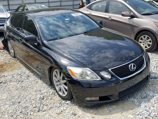 JTHBH96S465020387 - 2006 LEXUS GS 300 BLACK photo 1