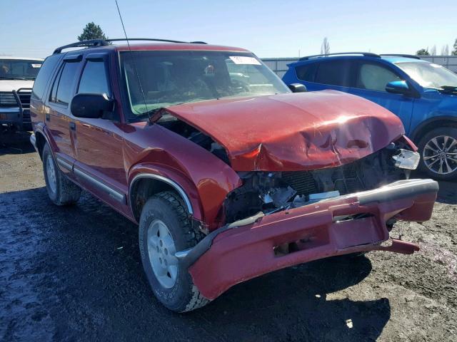 1GNDT13W9X2153898 - 1999 CHEVROLET BLAZER RED photo 1