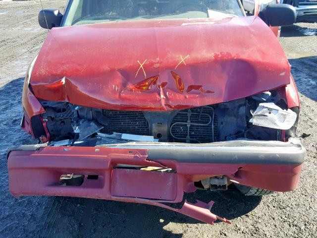 1GNDT13W9X2153898 - 1999 CHEVROLET BLAZER RED photo 7