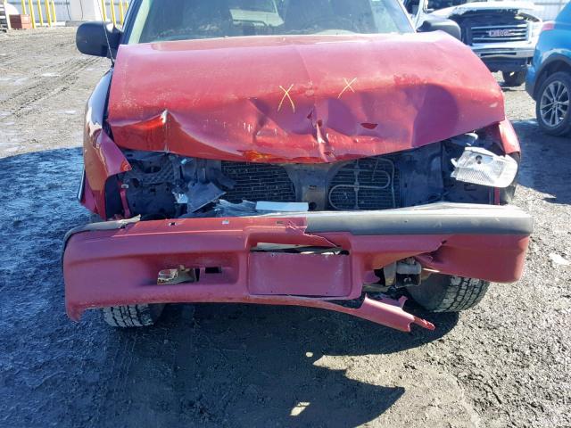 1GNDT13W9X2153898 - 1999 CHEVROLET BLAZER RED photo 9