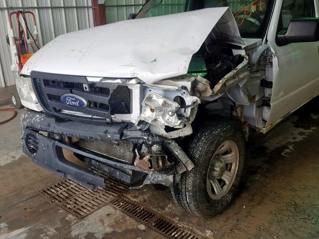 1FTKR1AD0APA60598 - 2010 FORD RANGER WHITE photo 9