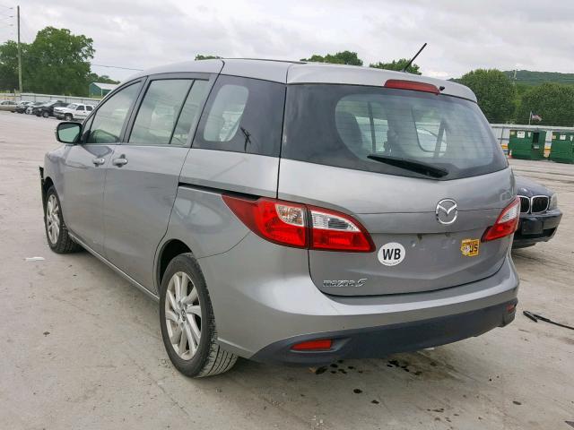 JM1CW2BL4D0154439 - 2013 MAZDA 5 SILVER photo 3