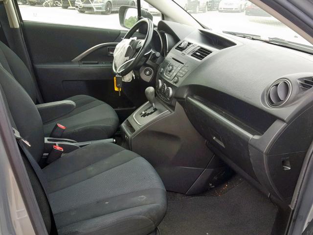 JM1CW2BL4D0154439 - 2013 MAZDA 5 SILVER photo 5